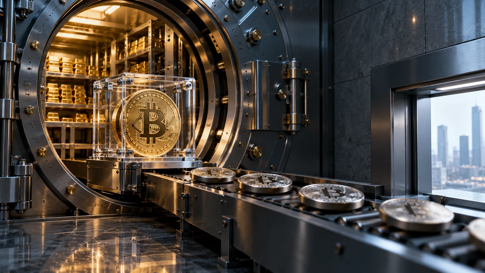 Kasadan çıkan Bitcoin varlıkları