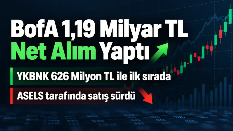 BofA 13 Ekim 2026 alım satım dağılımı.