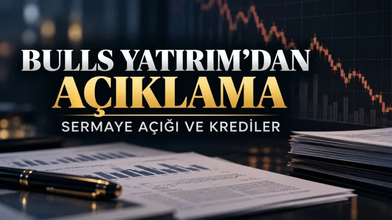 Bulls Yatırım sermaye açığını açıkladı