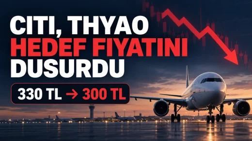 Citi THYAO hedef fiyatını 300 TL'ye indirdi