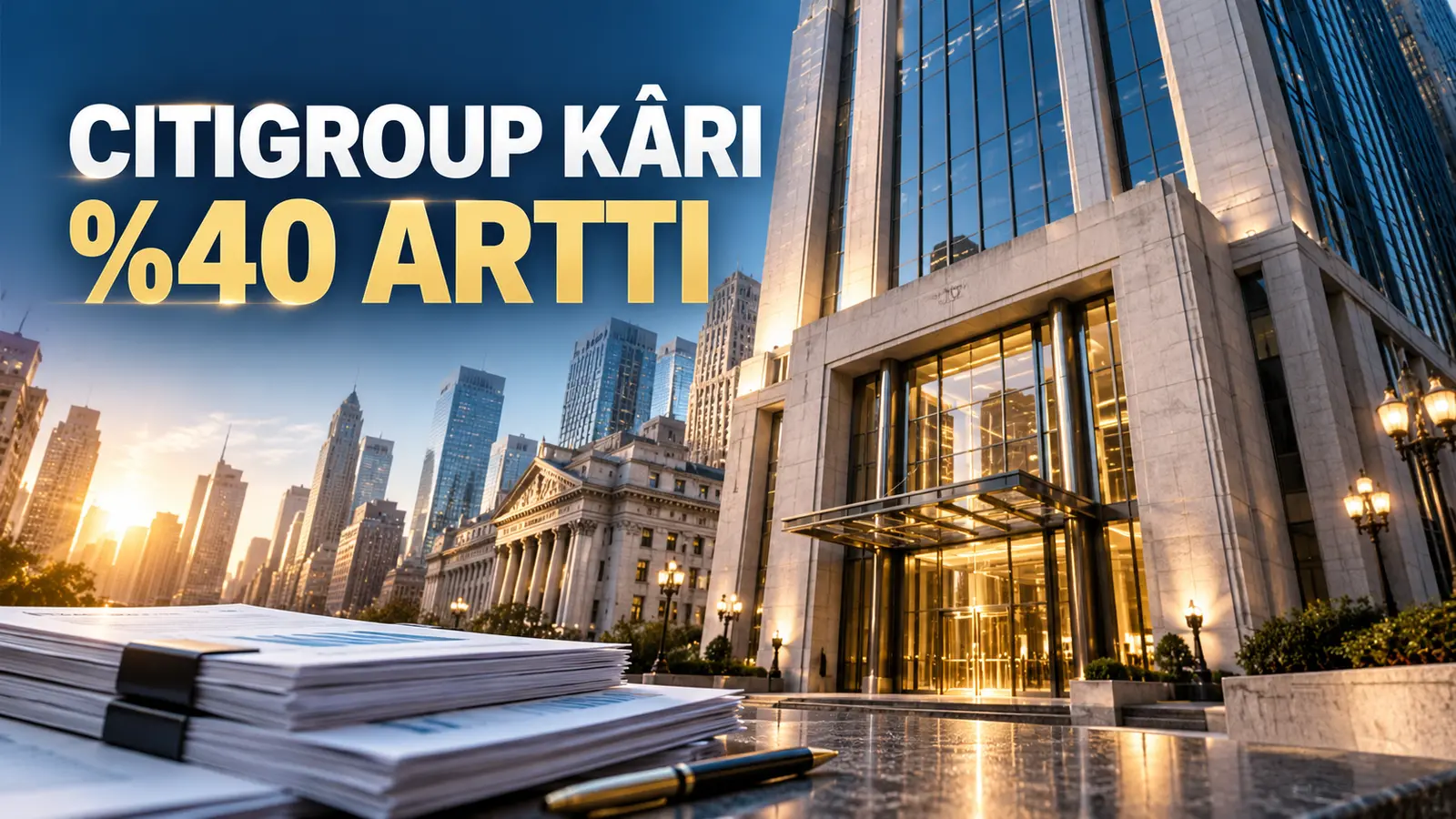 Banka binası ve finansal raporlar