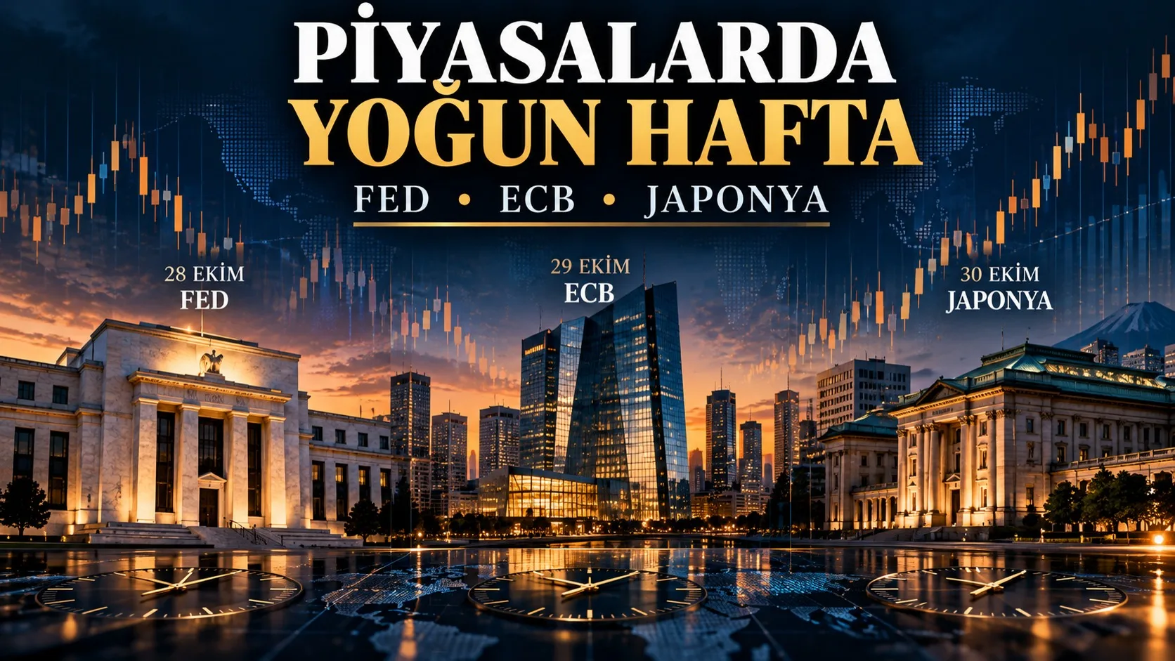 Fed ECB Japonya faiz kararları