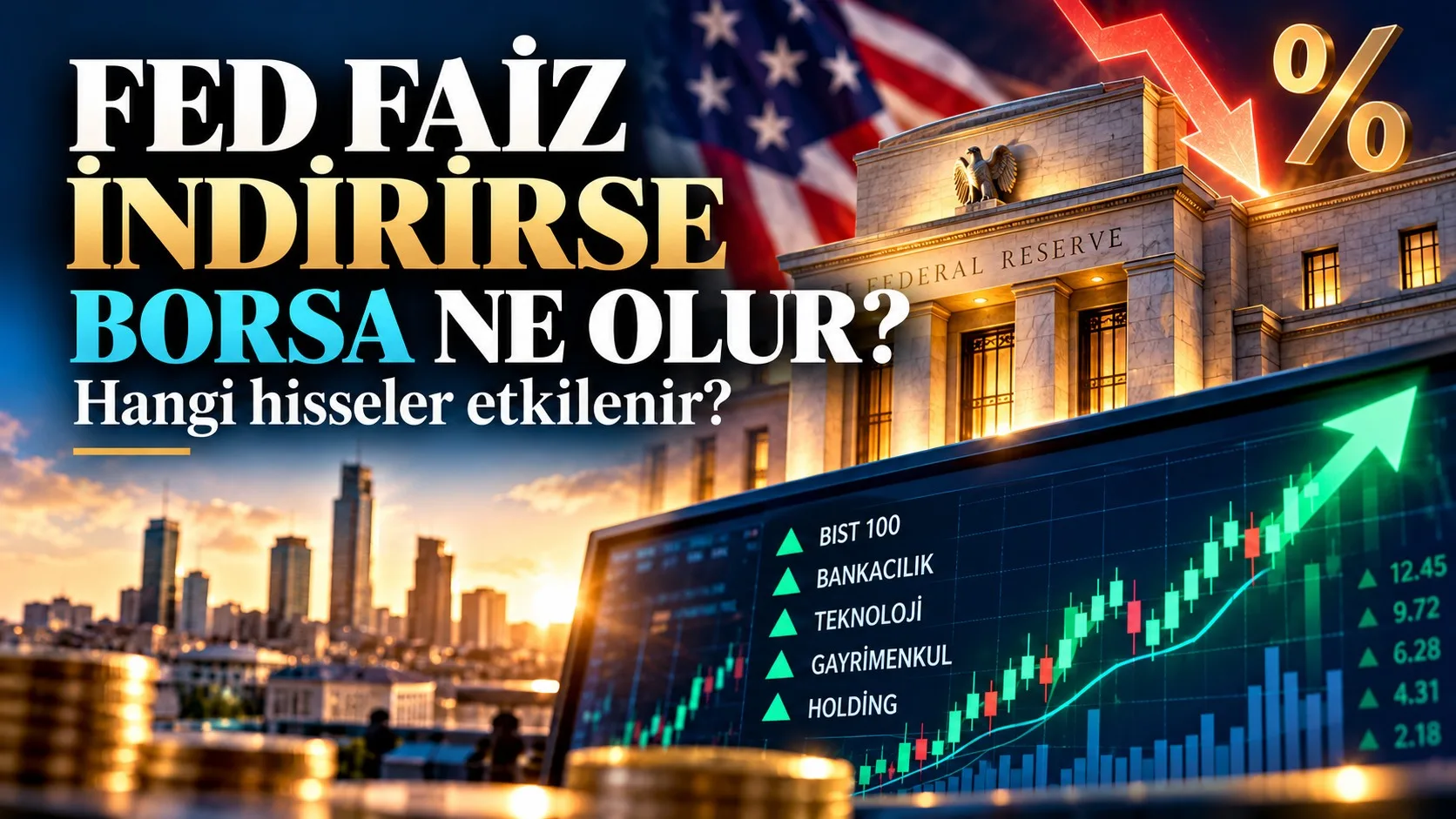 Fed faiz indirimi ve BIST 100 etkisi