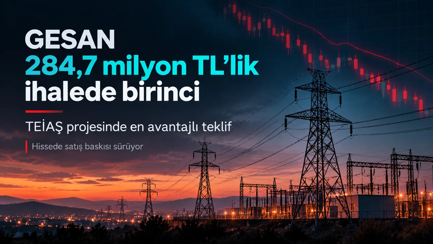 GESAN TEİAŞ ihalesinde birinci oldu