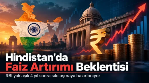 Hindistan Merkez Bankasının yaklaşık 4 yıl sonra faiz artırımına hazırlanması piyasalarda yakından izleniyor.