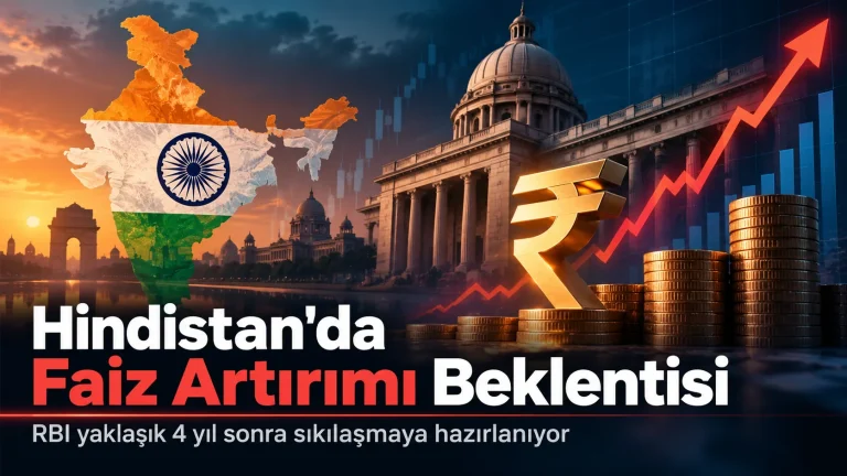 Hindistan Merkez Bankasının yaklaşık 4 yıl sonra faiz artırımına hazırlanması piyasalarda yakından izleniyor.