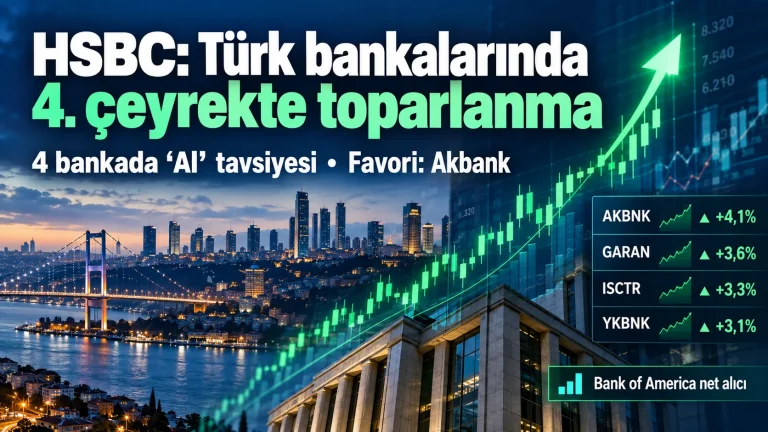 HSBC’nin Türk bankaları için Al tavsiyesi ve Borsa İstanbul’daki banka hisselerinin yükselişi.