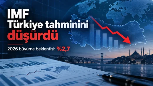 IMF Türkiye büyüme tahminini yüzde 2,7'ye indirdi