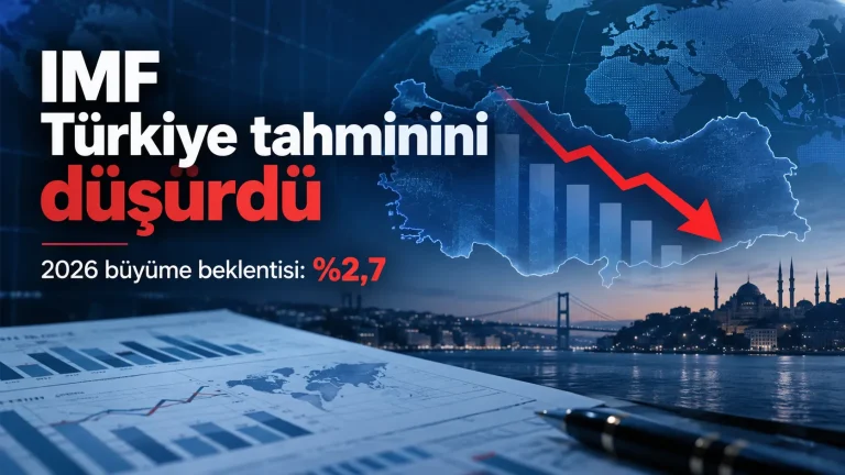 IMF Türkiye’nin 2026 büyüme tahminini yüzde 2,7’ye indirdi