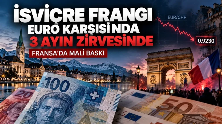 Euroya Fransa darbesi: İsviçre frangı 3 ayın zirvesinde
