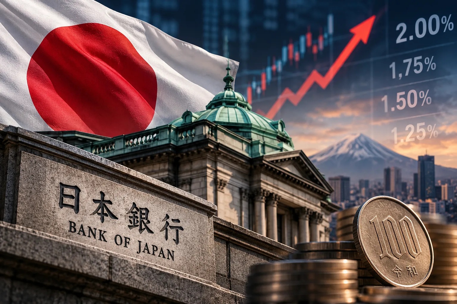 Japonya’da düşük faiz döneminin sona yaklaşması ve BOJ için yüzde 2 faiz beklentisi.