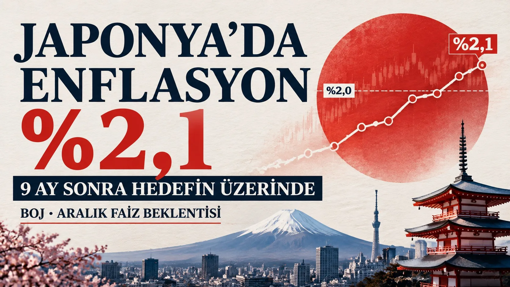 Japonya eylül enflasyonu yüzde 2,1