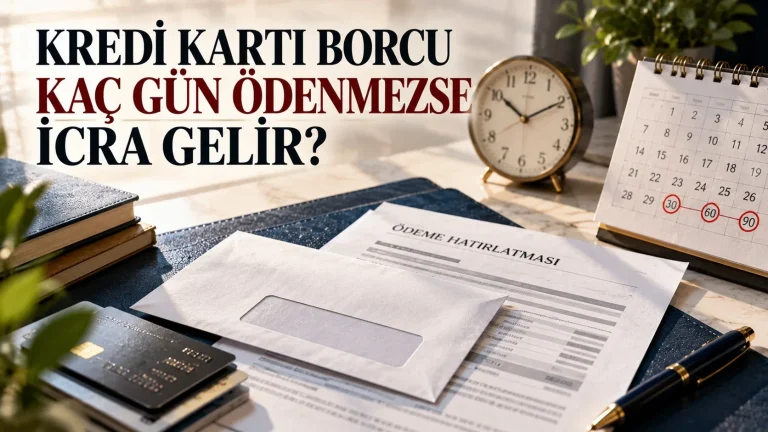Kredi Kartı Borcu Kaç Gün Ödenmezse İcra Gelir? 90 Gün Kuralı