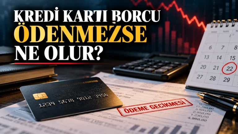 Kredi kartı borcu ödenmezse ne olur? Faiz, takip ve icra süreci