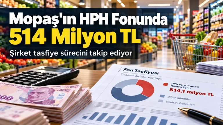 Mopaş'ın HPH fonunda 514 milyon TL'si bulunuyor