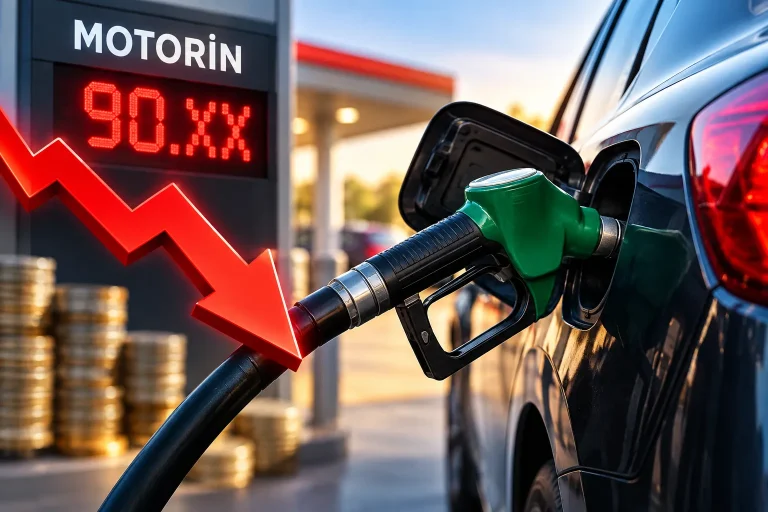 Motorinde 4,95 TL’lik yeni indirim beklentisi ve düşen akaryakıt fiyatları.
