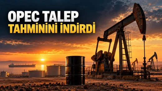 Petrol pompaları ve ham petrol varili