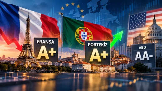 Portekiz ve Fransa’nın Scope Ratings tarafından A+ kredi notunda eşitlenmesi.