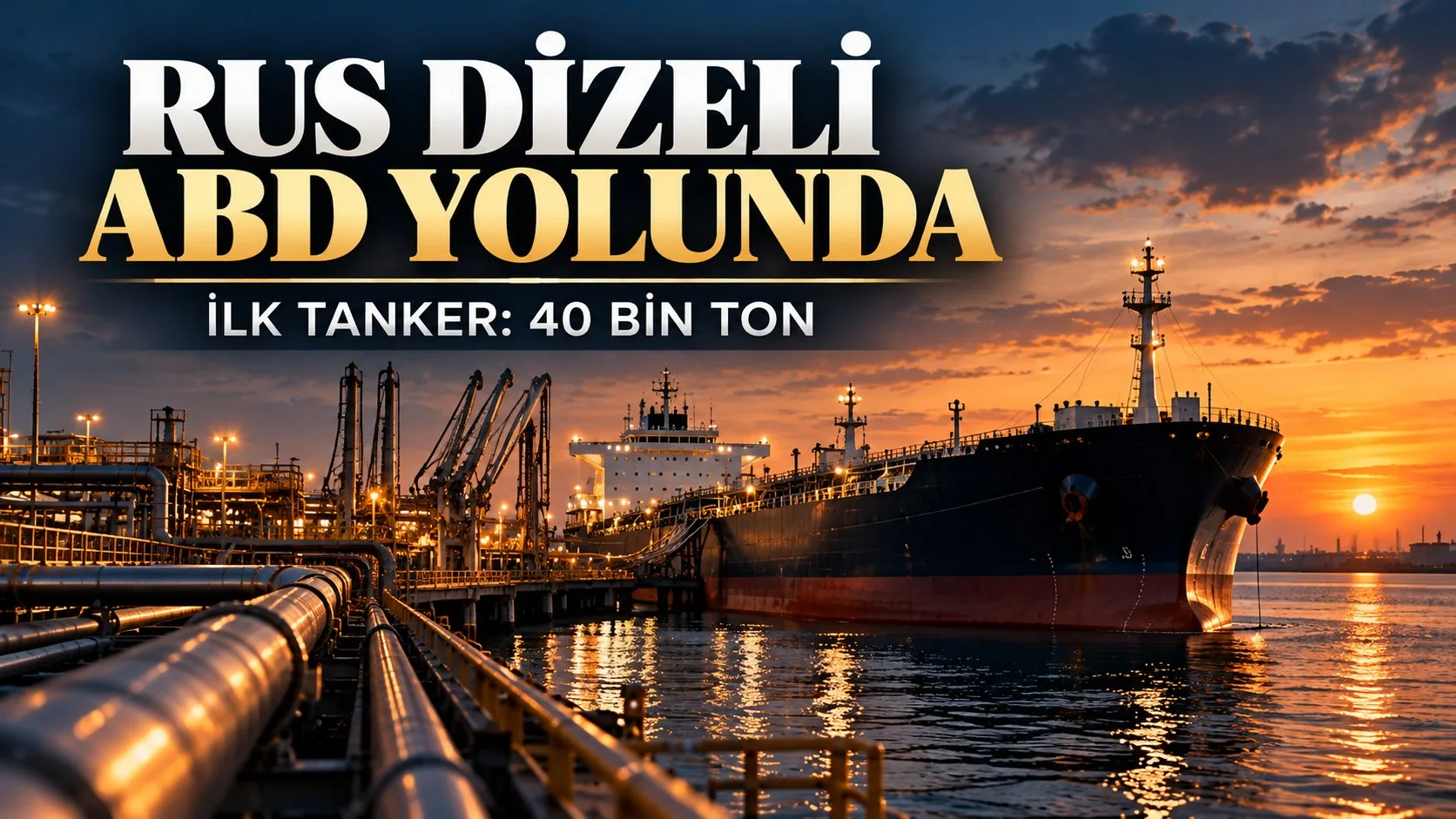 Rusya ABD'ye 40 bin ton dizel gönderecek