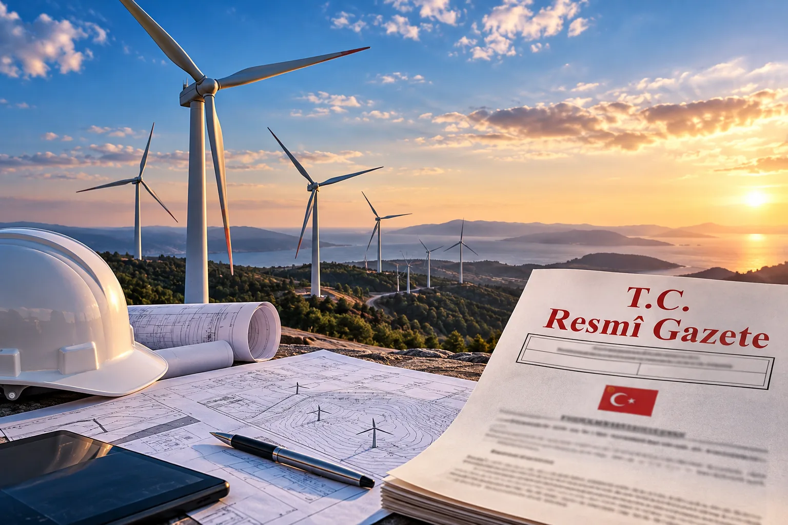 Rüzgar enerjisi başvurularında değişen saha ve türbin şartları.