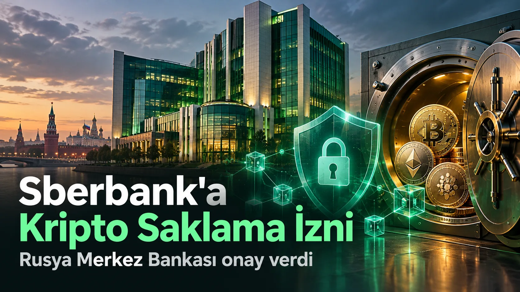 Sberbank’ın Rusya’da kripto varlık saklama hizmeti için izin alması.