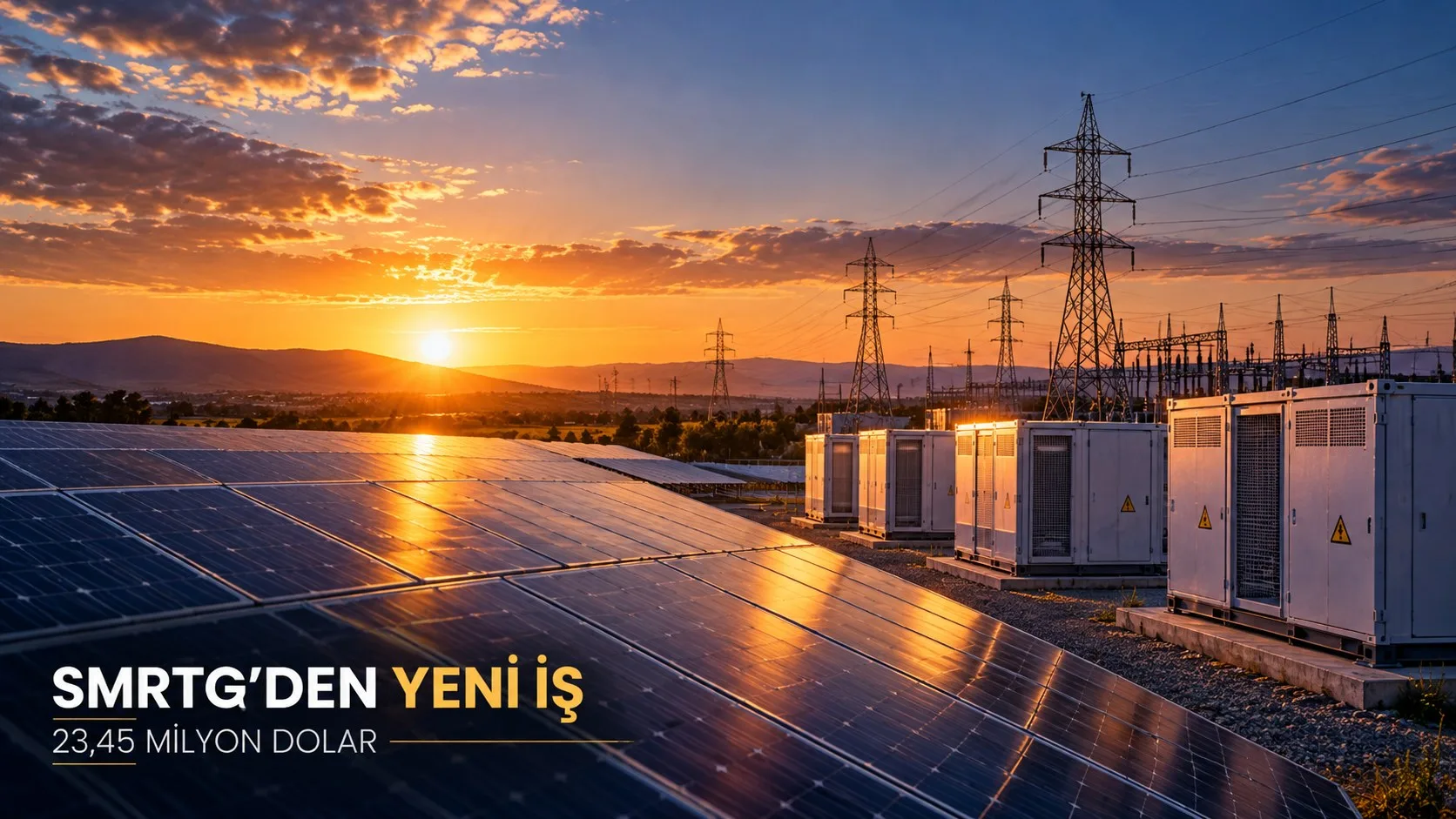 SMRTG depolamalı GES sözleşmesi açıkladı