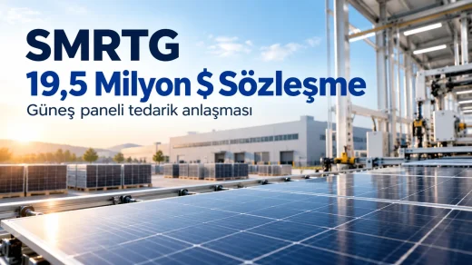 SMRTG ile Arçelik arasında 19,52 milyon dolarlık güneş paneli sözleşmesi.