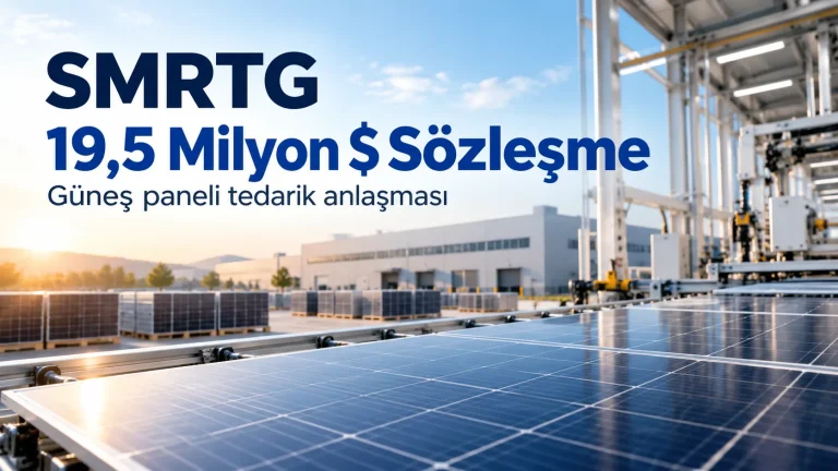 SMRTG ile Arçelik arasında 19,52 milyon dolarlık güneş paneli sözleşmesi.