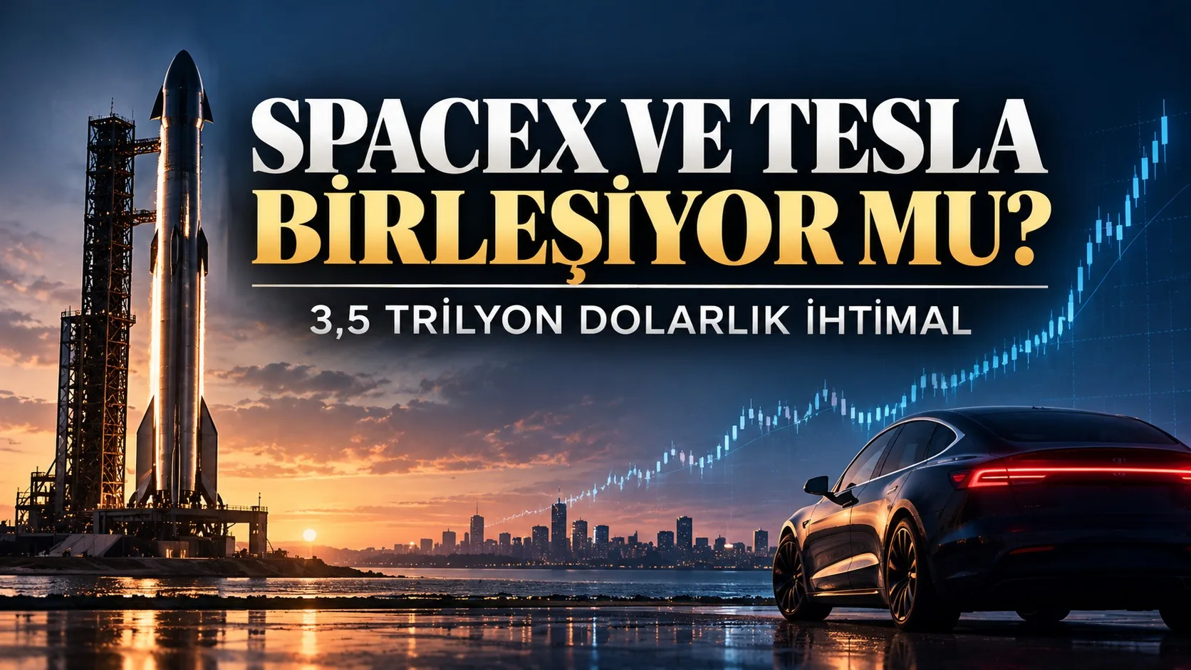 SpaceX Tesla birleşmesi hisseleri yükseltti