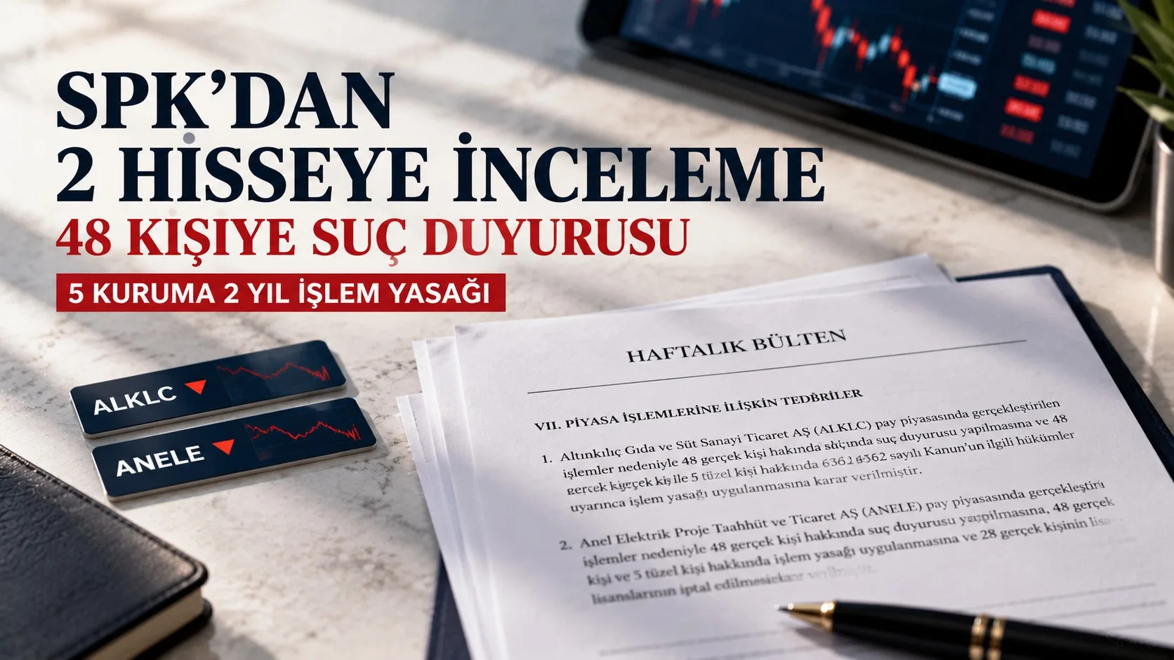 SPK iki hissede işlem yasağı kararı