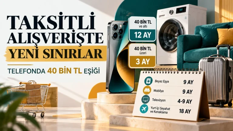 Telefon ve beyaz eşyada taksit sınırları