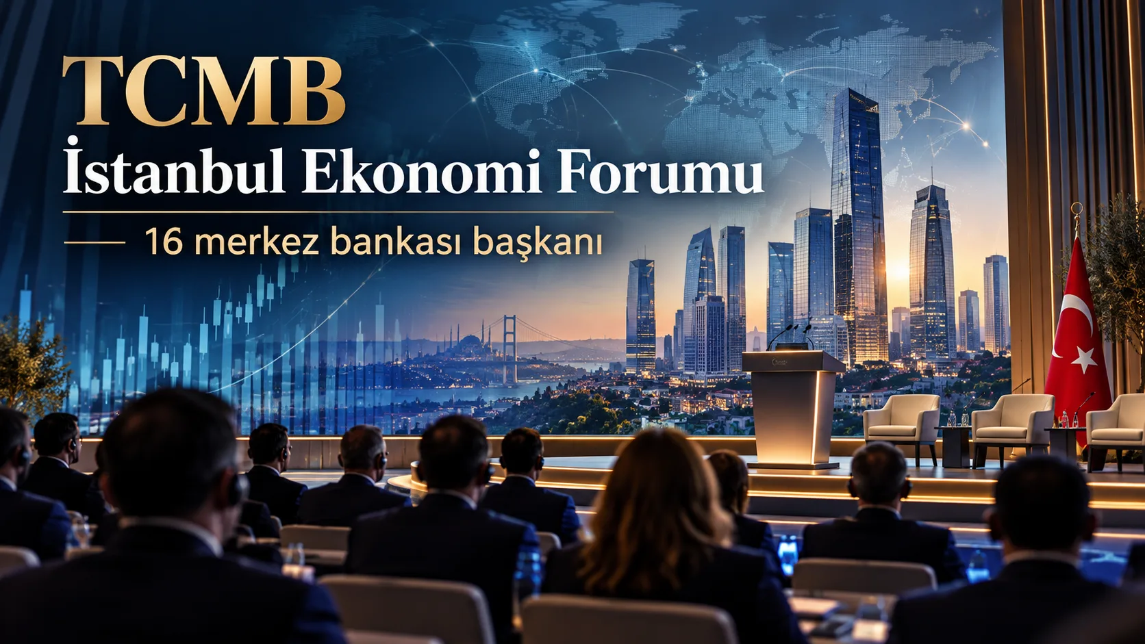 TCMB İstanbul Ekonomi Forumu’na katılacak merkez bankası başkanları ve yöneticileri.