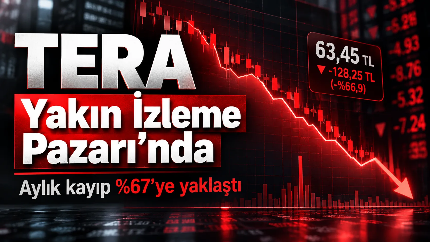 Tera hissesi YİP'teki ilk işlem gününe taban fiyattan başladı.