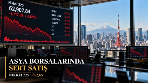 Nikkei yüzde 2,65 düştü Asya borsaları