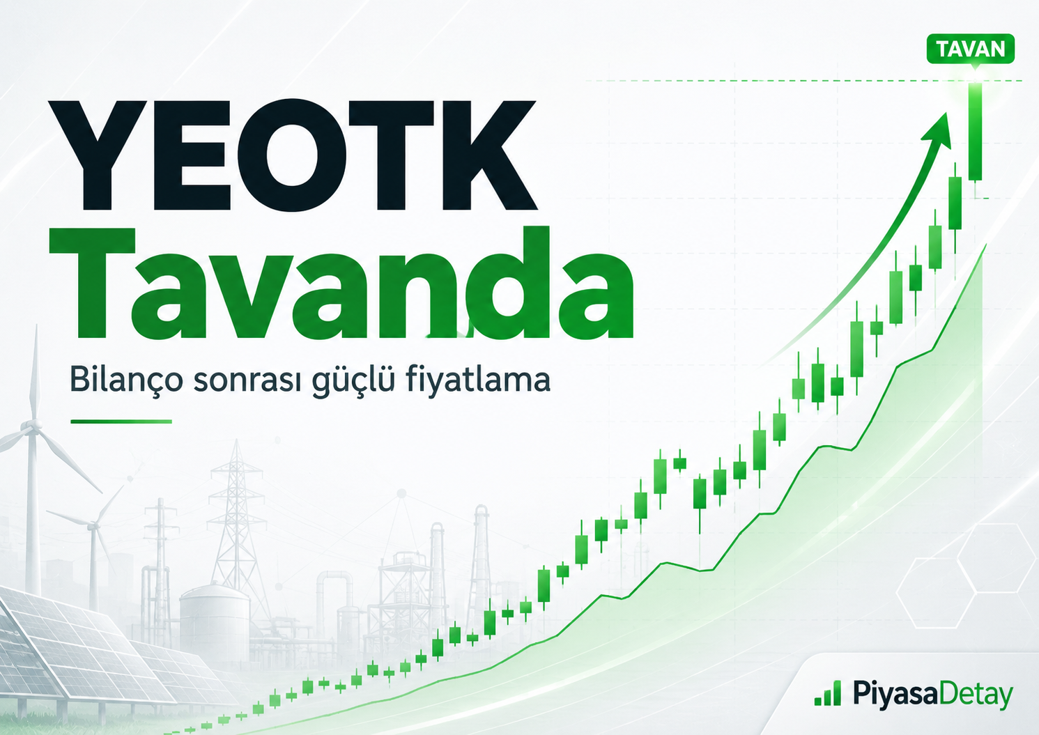 YEOTK güçlü bilanço sonrası tavana kitledi.